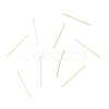 Brass Flat Head Pins X-KK-F824-114A-G-1