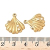 304 Stainless Steel Rhinestone Charms STAS-V015-44G-3