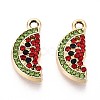 Alloy Rhinestone Pendants PALLOY-T090-59KCG-1