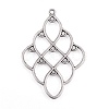 Tibetan Style Alloy Chandelier Components Links TIBE-19491-TAS-NR-3