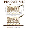 2Pcs 2 Style 8-Position Wood Embroidery Thread Storage Trays DIY-WH0625-001-2