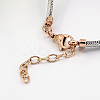 Ion Plating(IP) Fashionable 304 Stainless Steel Bracelets BJEW-J038-47RG-3