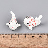 Sea Animal Theme Opaque Resin Pendants X-RESI-D071-04H-5
