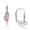 Tarnish Resistant 304 Stainless Steel Leverback Earring Findings X-STAS-E007-5-1