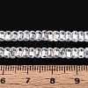 Electroplate Transparent Glass Beads Strands EGLA-N022-09A-B11-4