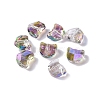 100Pcs Electroplate Glass Beads EGLA-P060-01A-HR02-1