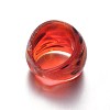 Mixed Handmade Lampwork Wide Band Rings RJEW-X0005-B-3