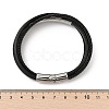 Braided Leather Cord Multi-strand Bracelets for Men BJEW-Z081-12P-5