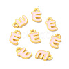 Alloy Enamel Pendants ENAM-P247-01MG-E-3