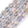 Handmade Foil Glass Beads FOIL-Q001-02D-3