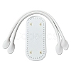 PU Leahter Knitting Crochet Oval Bags Bottom and Bag Handles PW-WGDBD8B-16-1