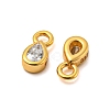 Real 18K Gold Plated 925 Sterling Silver Charms STER-K176-03D-G-3