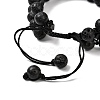 Men's 3-strand Braided Bead Bracelet BJEW-JB06960-02-6