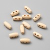 2-Hole Wooden Buttons BUTT-WH0028-90B-1
