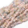Natural Morganite Chip Beads Strands X-G-E271-84-5