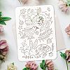 Plastic Drawing Painting Stencils Templates DIY-WH0396-468-3