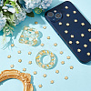 Brass Cabochons KK-OC0001-38F-5