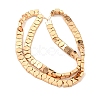 Electroplated Synthetic Non-magnetic Hematite Beads Strands G-C136-A01-01-2