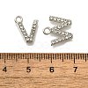 Alloy Rhinestone Charms ENAM-K075-01P-3