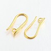 Brass Earring Hooks for Earring Designs X-KK-M142-02G-RS-1