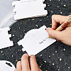 100Pcs Paper Bracelet Display Cards CDIS-WH0027-11A-01-3