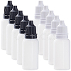 10Pcs 2 Styles PE Plastic Refillable Bottles AJEW-GF0013-39B-1