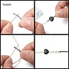 Heart PVC Plastic Cord Lock for Mouth Cover KY-D013-04C-6