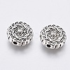 Tibetan Style Alloy Beads X-TIBEB-R022-AS-LF-2