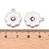 Alloy Enamel Pendants ENAM-T020-55B-3