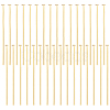 Beebeecraft 200Pcs Brass Flat Head Pins KK-BBC0002-86-1