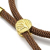 Nylon Cords Bracelet Makings Fit for Connector Charms AJEW-P116-01G-07-3