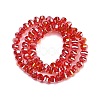 Electroplate Transparent Glass Beads Strands EGLA-B011-08A-AB01-2