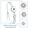 18Pcs 3 Style Alloy Snap Button FIND-FH0006-36-4