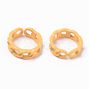 Spray Painted Alloy Cuff Rings RJEW-T011-29A-RS-2