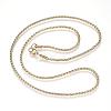 304 Stainless Steel Twisted Chain Necklaces NJEW-D285-22-2