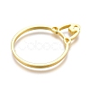 Alloy Open Back Bezel Pendants PALLOY-P182-01G-2