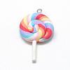 Handmade Polymer Clay Big Pendants CLAY-Q240-007K-1