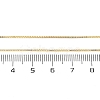 Brass Box Chain Necklaces for Women NJEW-D302-41G-5