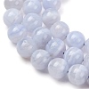 Natural Blue Lace Agate Beads Strands G-F222-30-12mm-01A-4