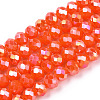Electroplate Glass Beads Strands EGLA-A034-P2mm-B23-1