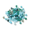Electroplate Glass Beads GLAA-D020-01E-2