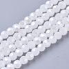 Electroplate Glass Beads Strands EGLA-R018-4mm-7-1