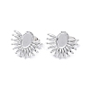 Non-Tarnish 304 Stainless Steel Stud Earring Finding EJEW-I285-01P-1