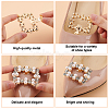 2 Styles Alloy Rhinestone Shoe Decorations FIND-GO0002-29-3