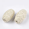 Handmade Woven Beads WOVE-T006-142B-2