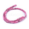 Synthetic Imperial Jasper Beads Strands X-G-E508-02J-2