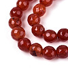 Dyed Natural White Jade Beads Strands X-G-T139-6mm-60-11-3