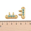 Synthetic Turquoise Pendants STAS-P380-65G-01-3