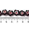 Handmade Millefiori Lampwork Beads Strands LAMP-G164-03L-4