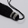 Nylon Tassels Big Pendant Decorations HJEW-L010-09-2